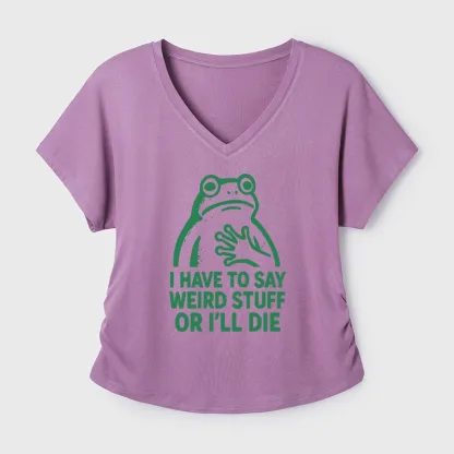 Tokyo-Tiger Weird Frog Funny Meme Modal Dolman Sleeve T-Shirt