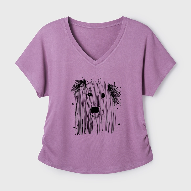 Tokyo-Tiger Fluffy Chaos In Dog Form Modal Dolman Sleeve T-Shirt