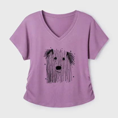 Tokyo-Tiger Fluffy Chaos In Dog Form Modal Dolman Sleeve T-Shirt