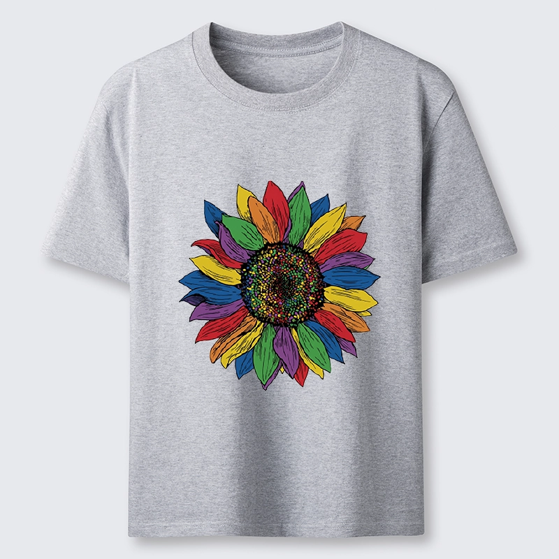 Tokyo-Tiger Rainbow Sunflower Pride Art Classic T-Shirt