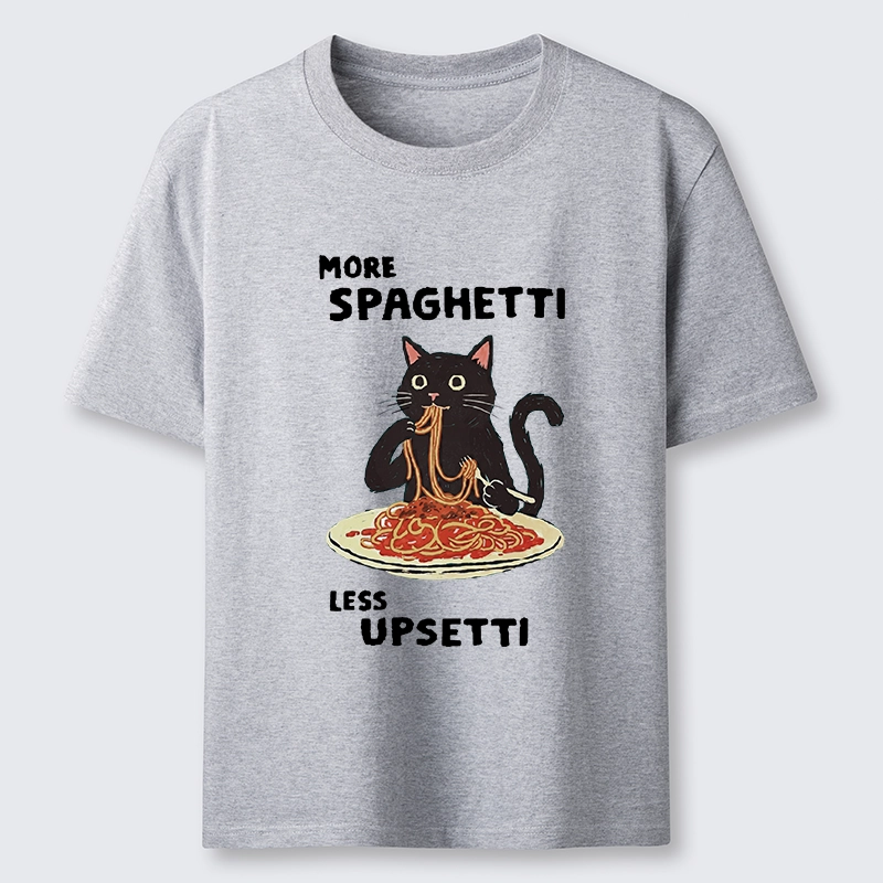 Tokyo-Tiger More Spaghetti Less Upsetti Cat Classic T-Shirt