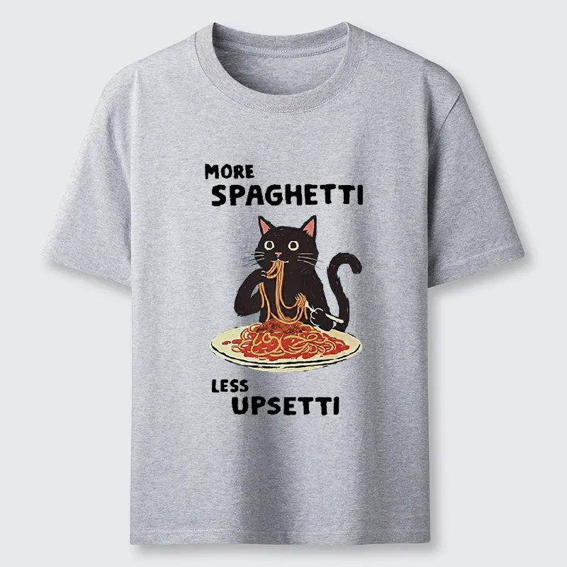 Tokyo-Tiger More Spaghetti Less Upsetti Cat Classic T-Shirt