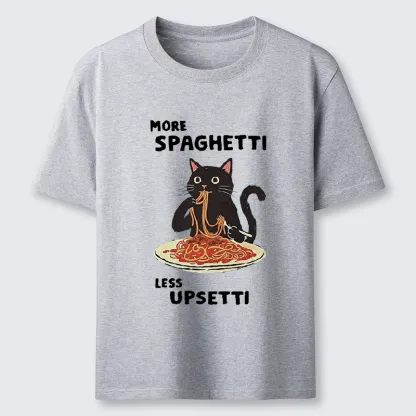 Tokyo-Tiger More Spaghetti Less Upsetti Cat Classic T-Shirt