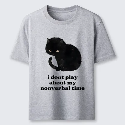 Tokyo-Tiger Relatable Introvert Black Cat Classic T-Shirt