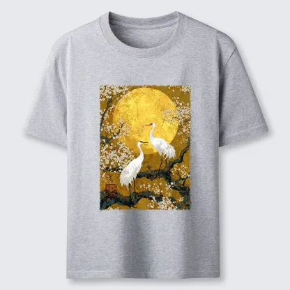 Tokyo-Tiger Traditional Japanese Crane Art Classic T-Shirt