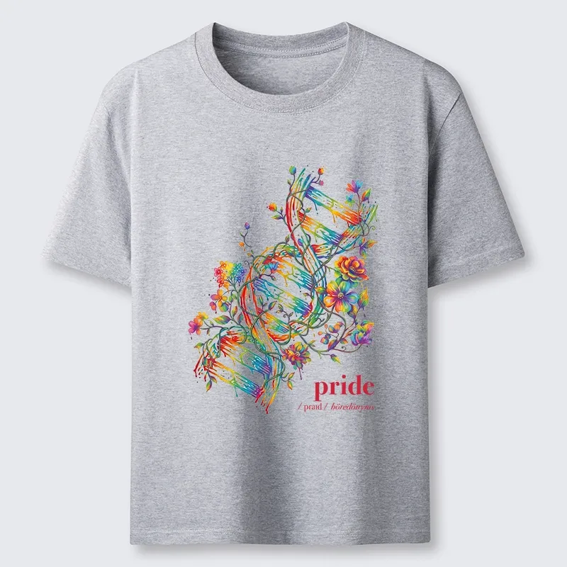 Tokyo-Tiger Floral Rainbow DNA Full Of Pride Spirit Classic T-Shirt