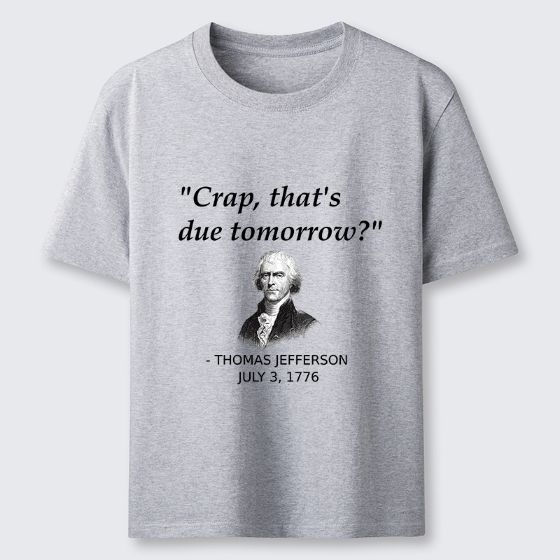 Tokyo-Tiger Funny Meme Jefferson Last Minute Deadline Panic Classic T-Shirt