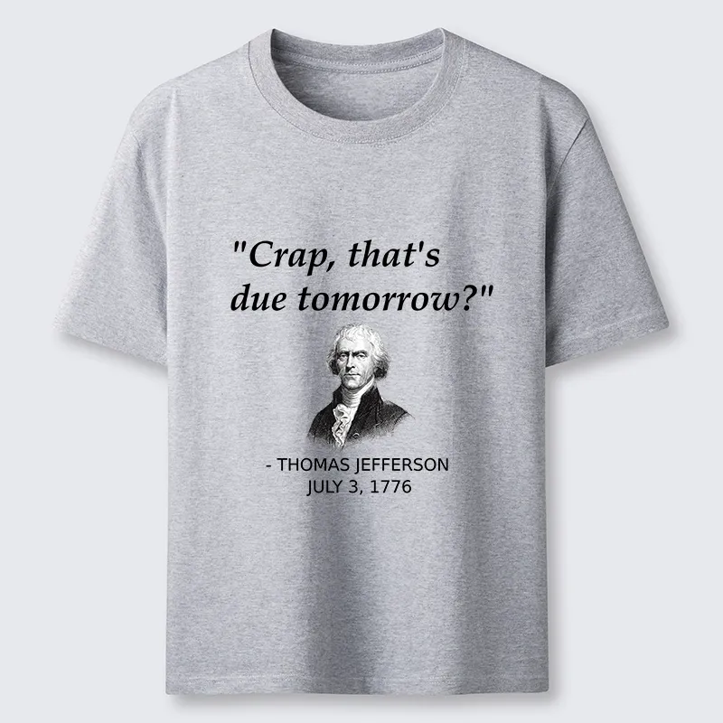 Tokyo-Tiger Funny Meme Jefferson Last Minute Deadline Panic Classic T-Shirt