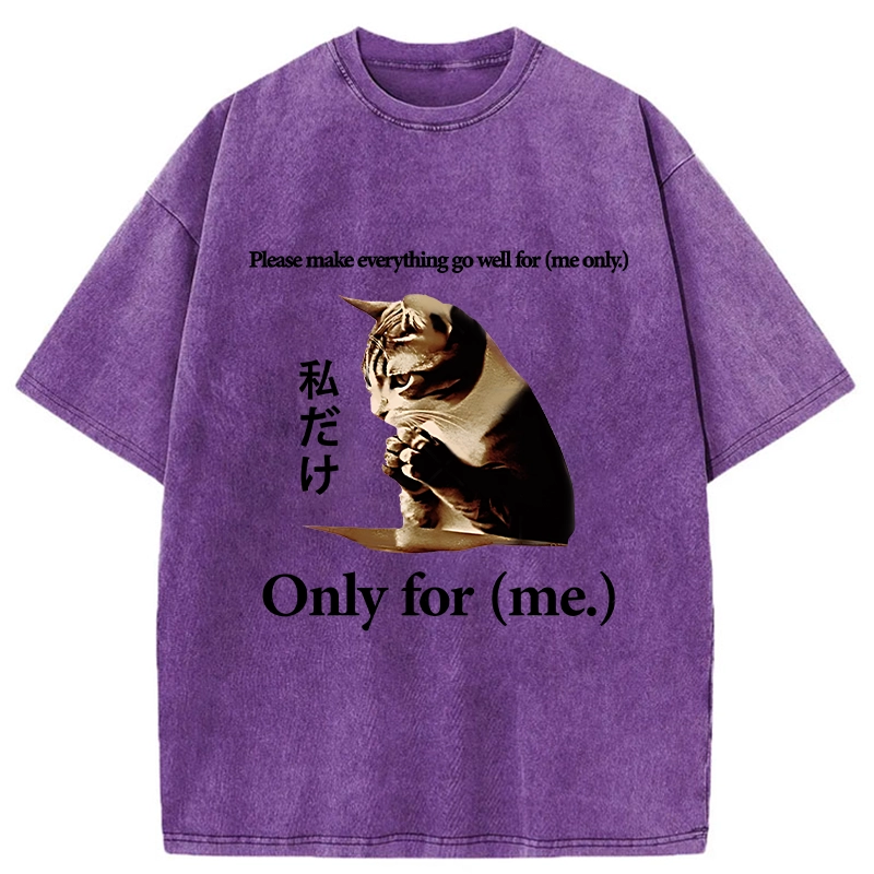 Tokyo-Tiger Only Me Everything's Fine Washed T-Shirt