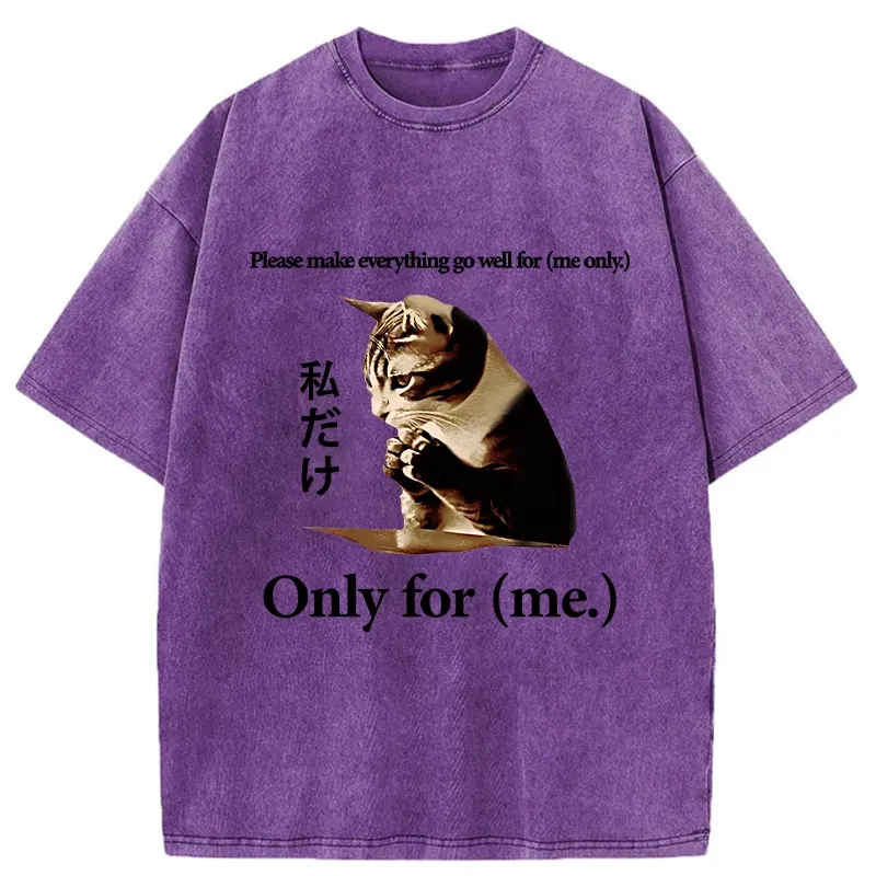 Tokyo-Tiger Only Me Everything's Fine Washed T-Shirt