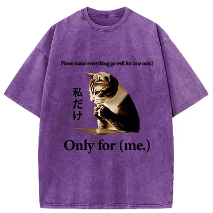 Tokyo-Tiger Only Me Everything's Fine Washed T-Shirt