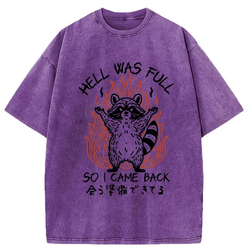 Tokyo-Tiger Hell Was Full Washed T-Shirt