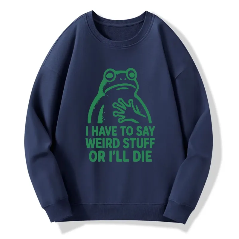 Tokyo-Tiger Weird Frog Funny Meme Classic Sweatshirt