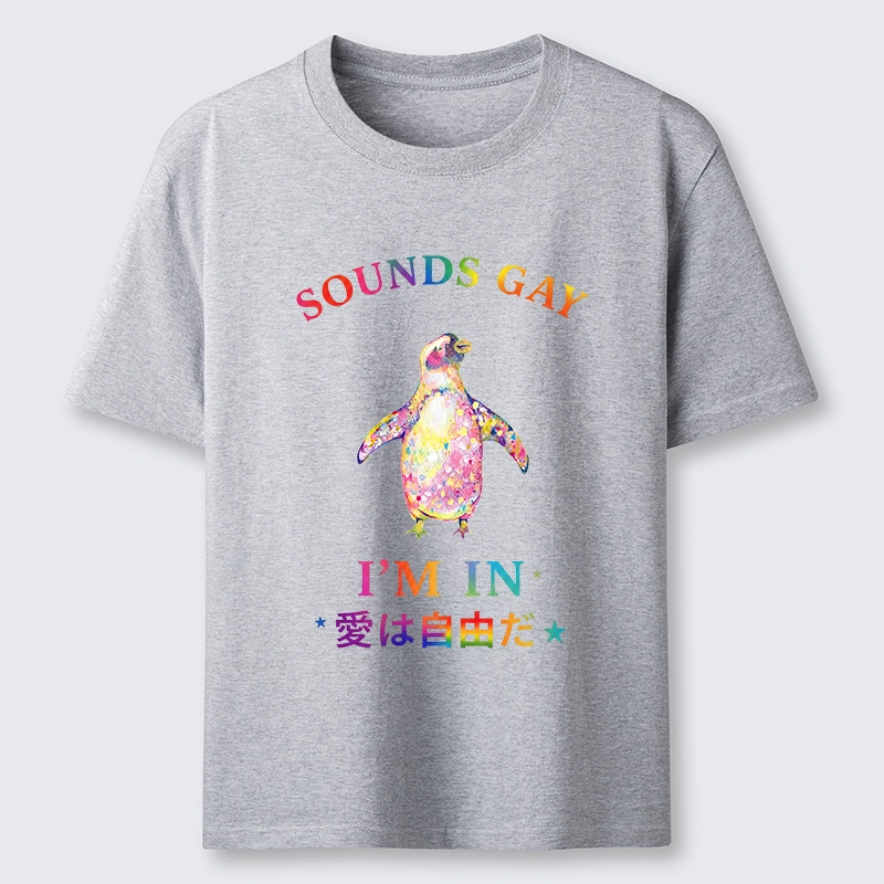 Tokyo-Tiger Colorful Penguin Stands For Free Love Classic T-Shirt