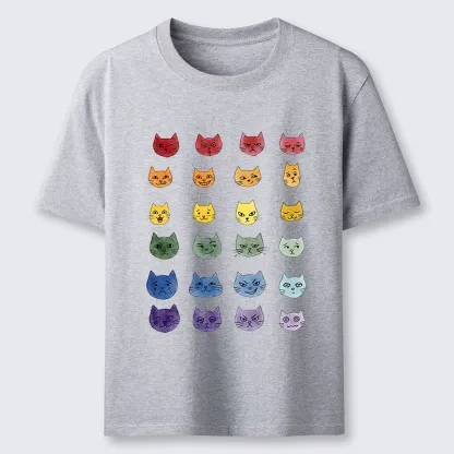 Tokyo-Tiger Watercolor Rainbow Cat Classic T-Shirt