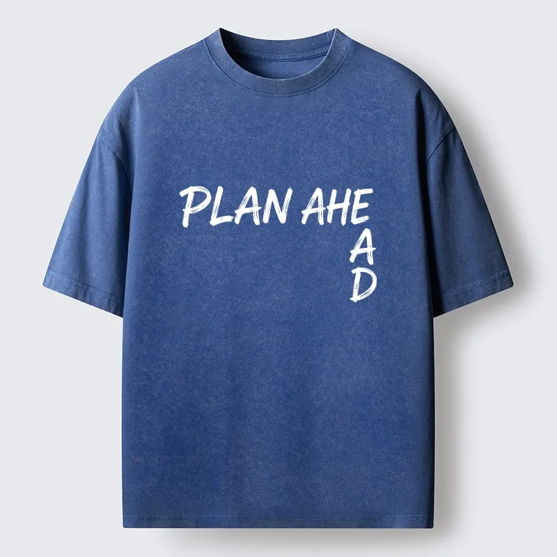 Tokyo-Tiger Plan Ahead Do Not Rush Things Washed T-Shirt