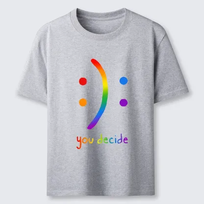 Tokyo-Tiger Colorful Rainbow Smile You Decide Classic T-Shirt