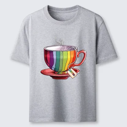 Tokyo-Tiger Rainbow Pride Tea Cup Classic T-Shirt