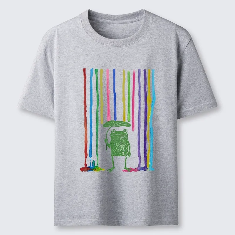 Tokyo-Tiger Frog Under The Rainbow Rain Classic T-Shirt