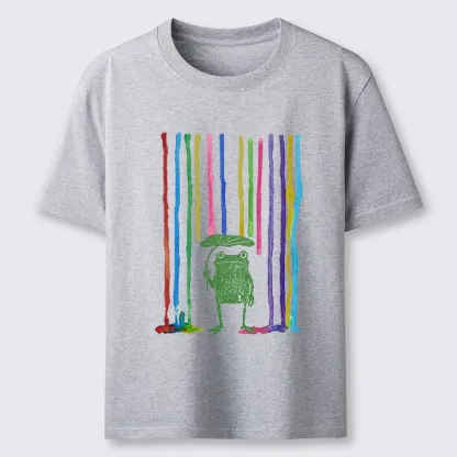 Tokyo-Tiger Frog Under The Rainbow Rain Classic T-Shirt
