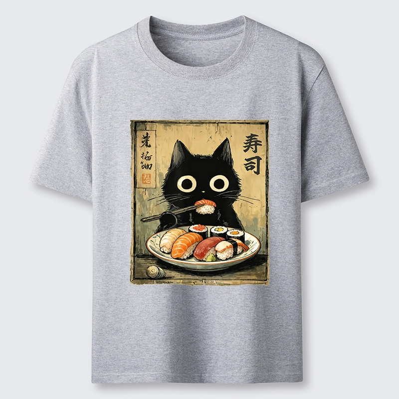 Tokyo-Tiger Vintage Japanese Sushi Cat Classic T-Shirt