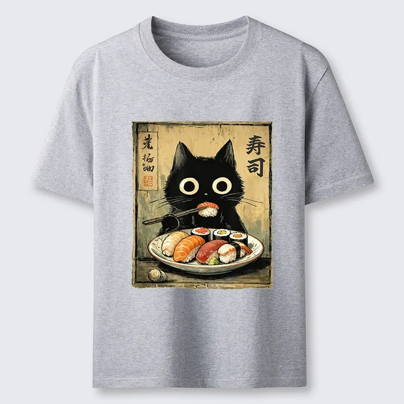 Tokyo-Tiger Vintage Japanese Sushi Cat Classic T-Shirt