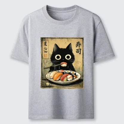 Tokyo-Tiger Vintage Japanese Sushi Cat Classic T-Shirt