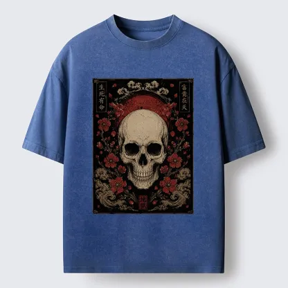 Tokyo-Tiger Sakura And The Dead Washed T-Shirt
