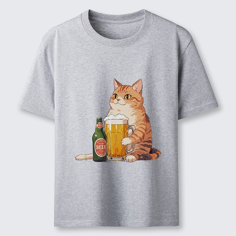 Tokyo-Tiger Funny Beer Cat After Work Classic T-Shirt