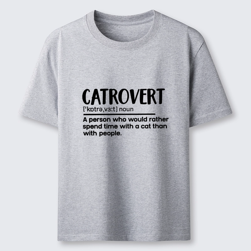 Tokyo-Tiger Catrovert Love Cats Not People Classic T-Shirt