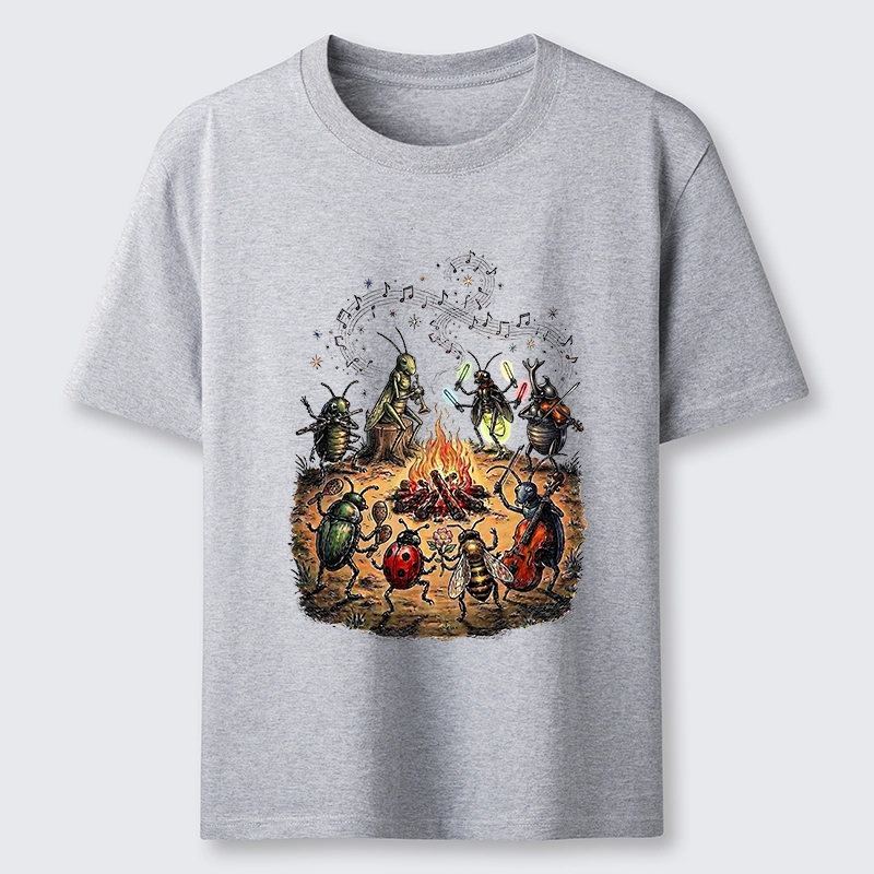 Tokyo-Tiger Bug Band Campfire Jam Classic T-Shirt
