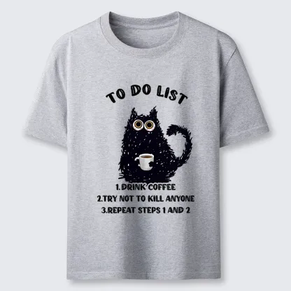 Tokyo-Tiger Funny Meme Daily Coffee Routine Classic T-Shirt