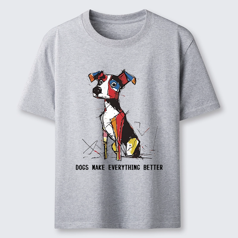 Tokyo-Tiger Colorful Puppy Street Art Graphic Classic T-Shirt
