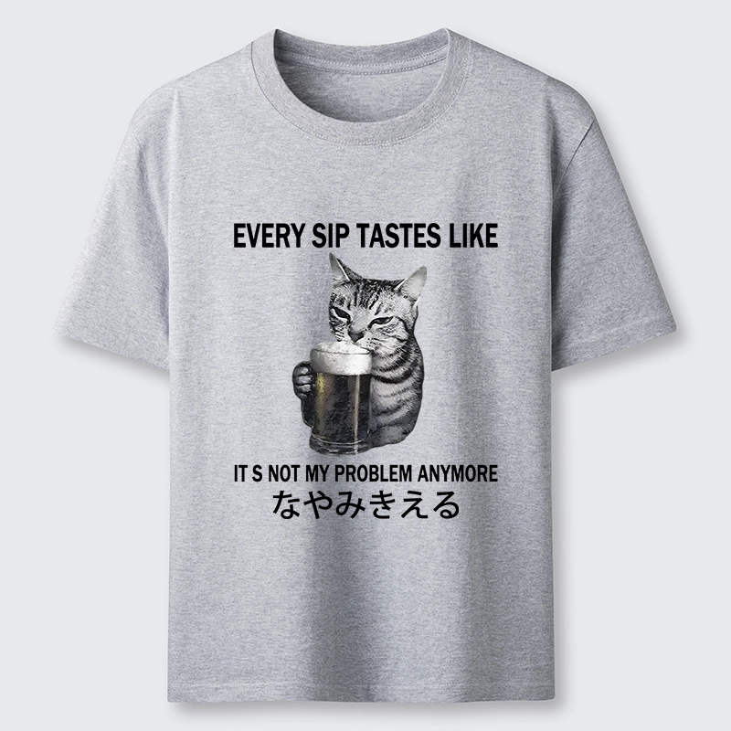Tokyo-Tiger Chill Beer Cat Relax Graphic Classic T-Shirt
