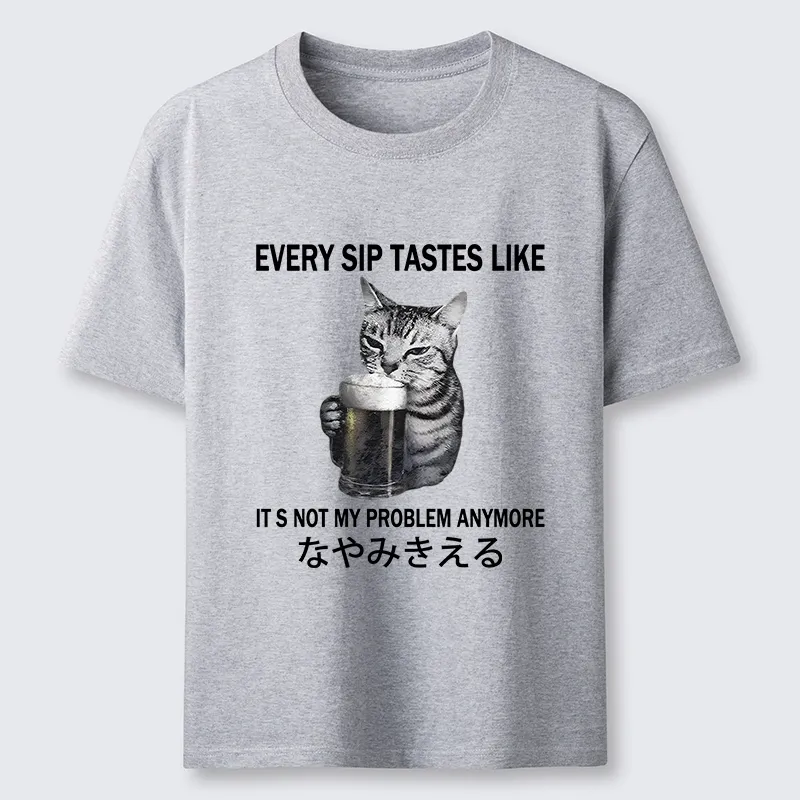 Tokyo-Tiger Chill Beer Cat Relax Graphic Classic T-Shirt
