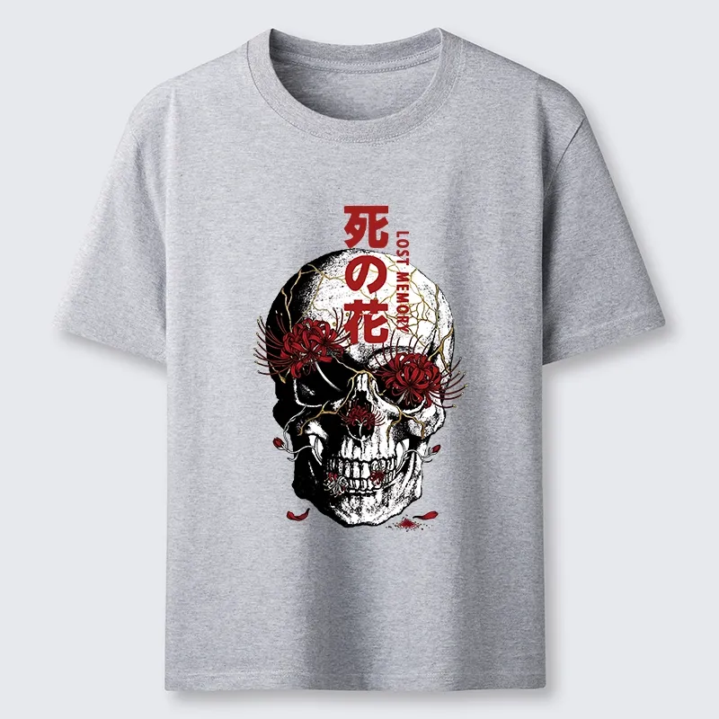 Tokyo-Tiger Dark Goth Spider Lily Skull Art Classic T-Shirt