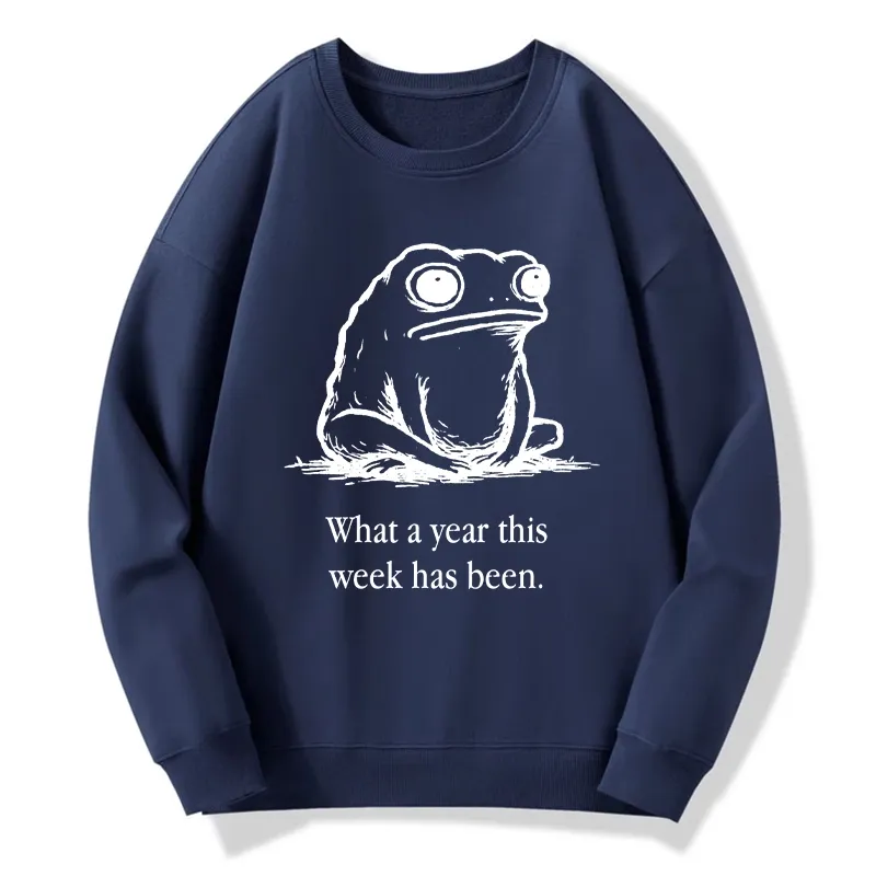 Tokyo-Tiger This Week Feels Like A Whole Year Classic Sweatshirt