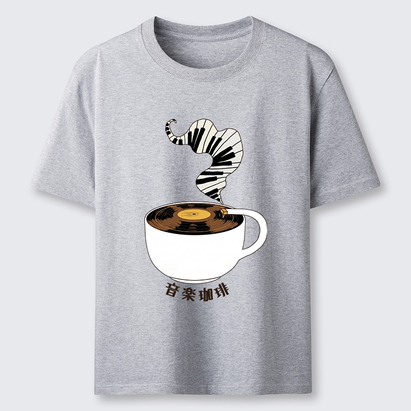 Tokyo-Tiger Piano Smoke Rises From Coffee Mug Classic T-Shirt