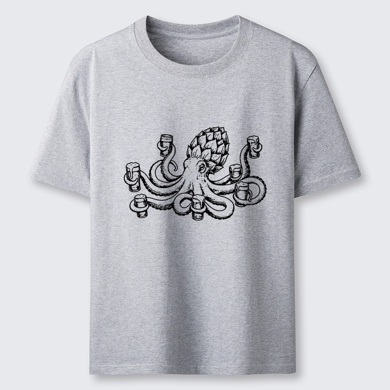 Tokyo-Tiger Sea Creature Loves Cold Brew Drinks Classic T-Shirt