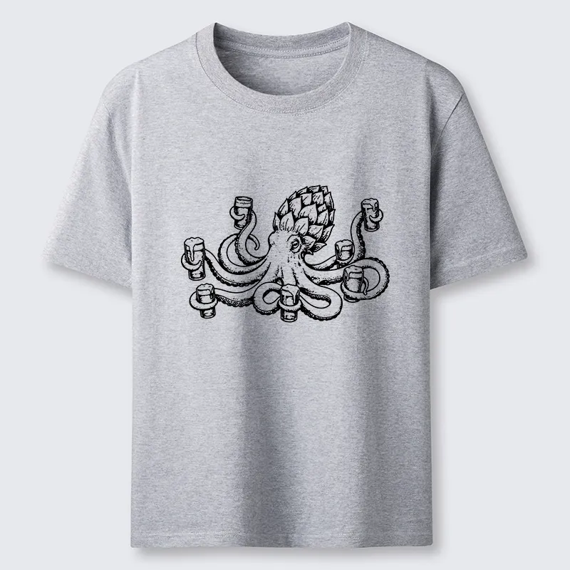 Tokyo-Tiger Sea Creature Loves Cold Brew Drinks Classic T-Shirt
