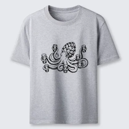 Tokyo-Tiger Sea Creature Loves Cold Brew Drinks Classic T-Shirt