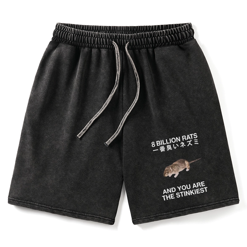 Tokyo-Tiger World's Stinkiest Rat Washed Shorts