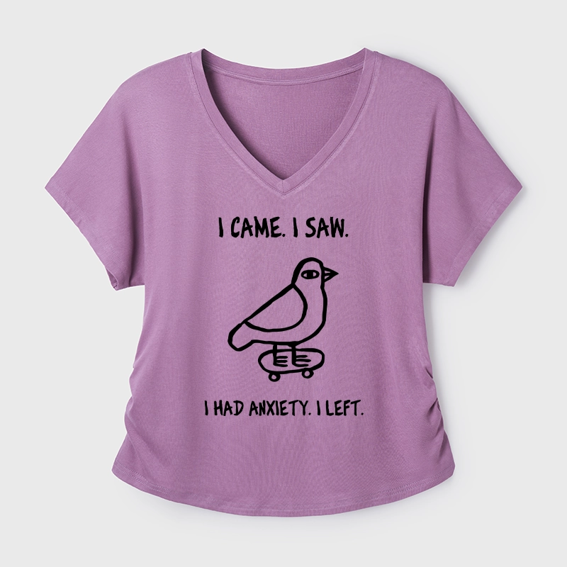 Tokyo-Tiger Funny Meme Bird Just Needs A Break Sleeve T-Shirt