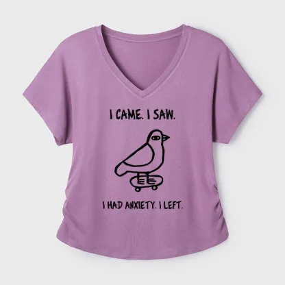 Tokyo-Tiger Funny Meme Bird Just Needs A Break Sleeve T-Shirt