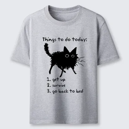 Tokyo-Tiger Lazy Cat Survive Day Funny Meme Classic T-Shirt