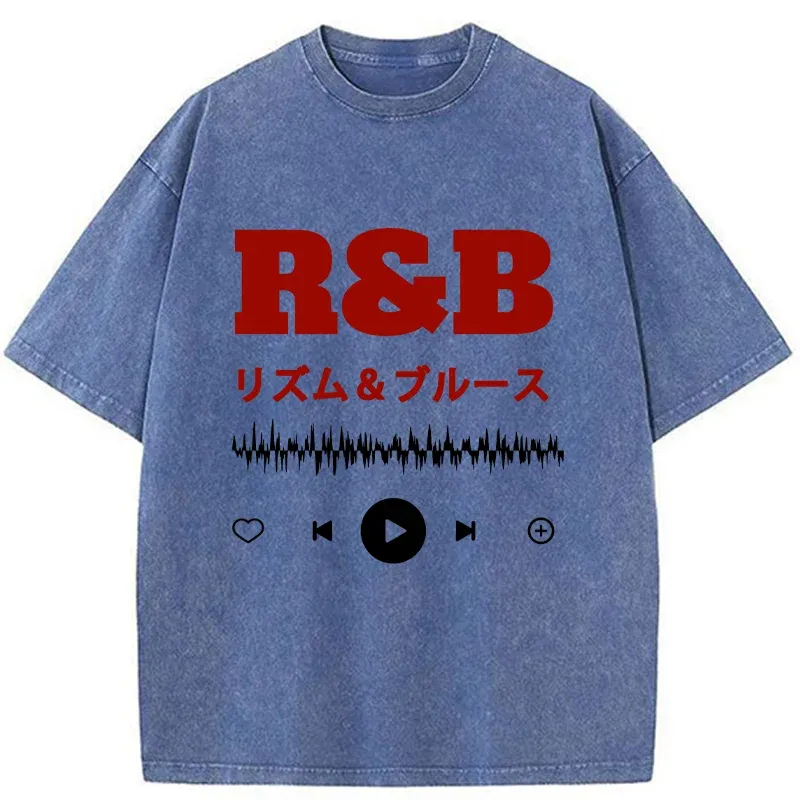 Tokyo-Tiger Rhythm And Blues Washed T-Shirt