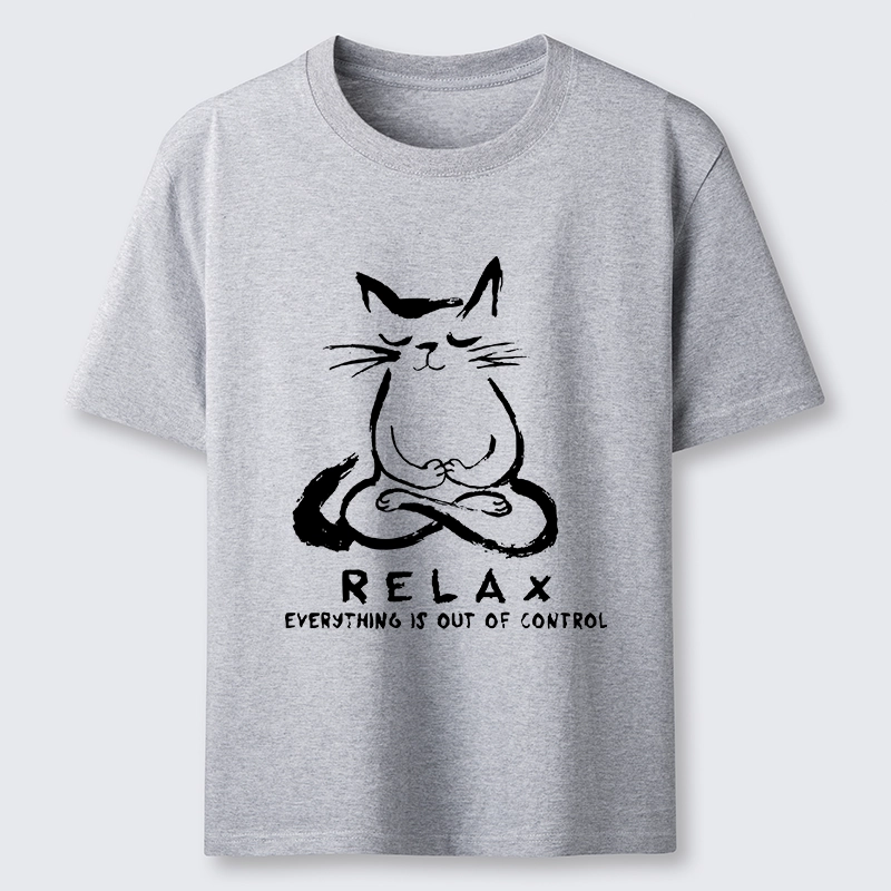 Tokyo-Tiger Zen Meditate Cat Chill Funny Meme Classic T-Shirt