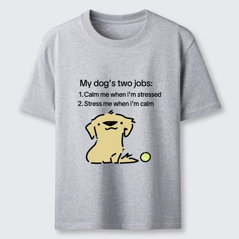 Tokyo-Tiger Funny Meme Dog Two Life Jobs Joke Classic T-Shirt