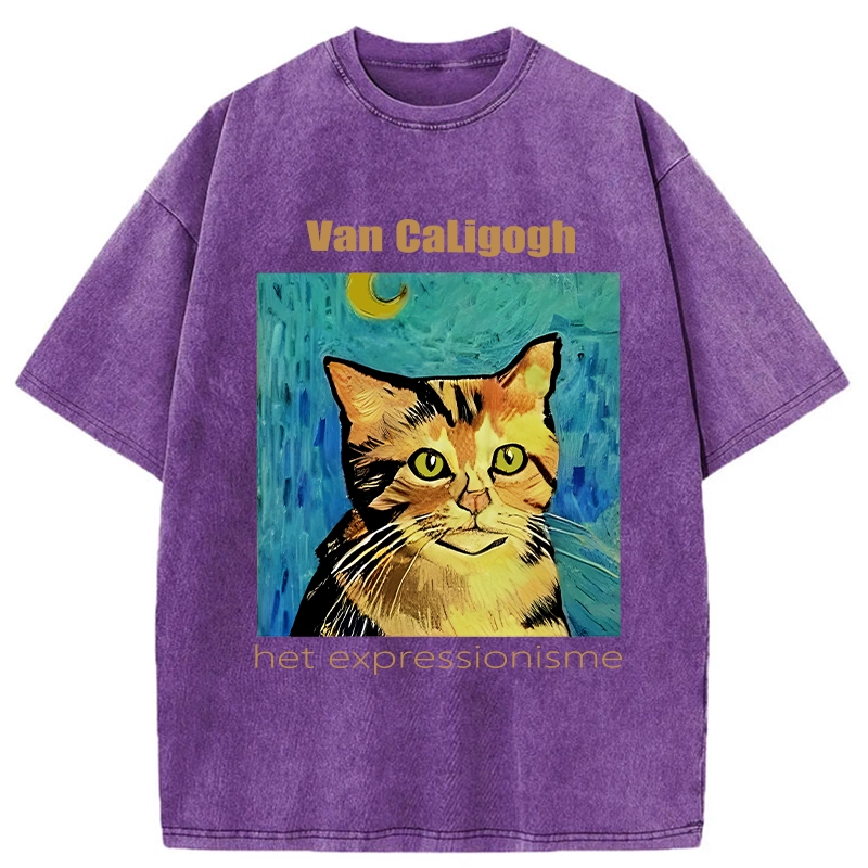 Tokyo-Tiger Van Caligogh Washed T-Shirt