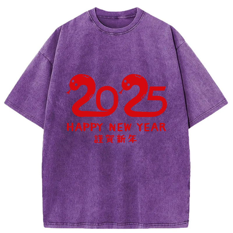 Tokyo-Tiger 2025 Year Of The Snake Washed T-Shirt